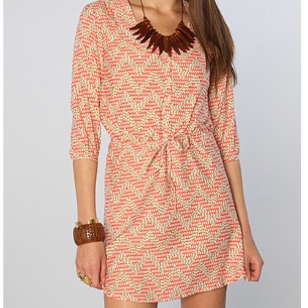 O' Neill shirt dress, swim cover, tie waist large